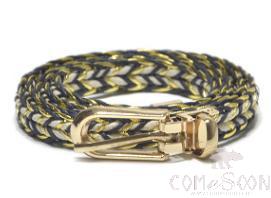 Belt-imitation leather, wax rope