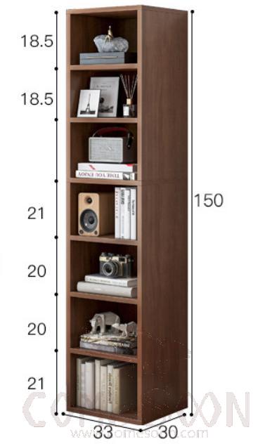 Floor bookshelf-33*24*152cm