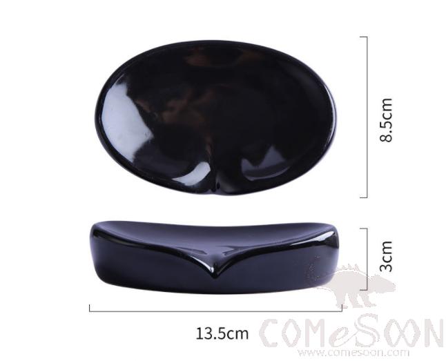 Ceramic Soap Dish-13.5*8.5*3cm