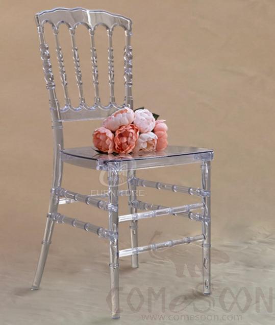 Plastic transparent dining chair-37*42*91cm