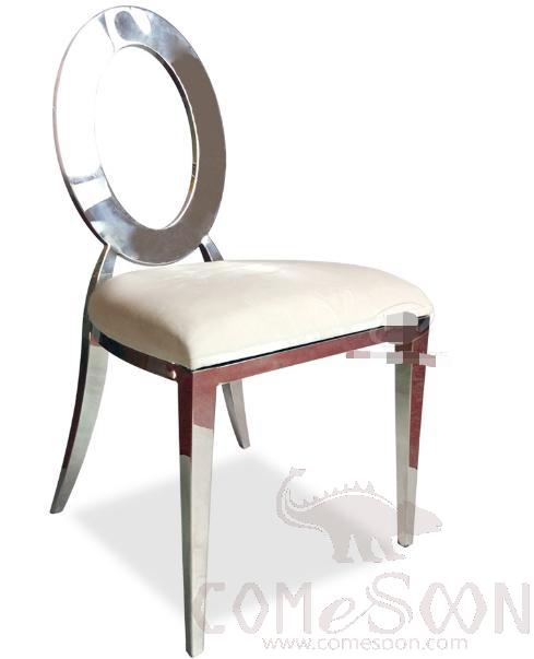 Stainless steel banquet chair-40*60*114cm