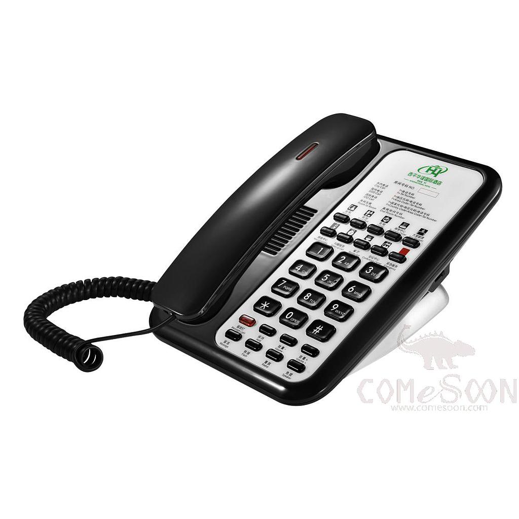 Guest Room Telephone,Black and Silver