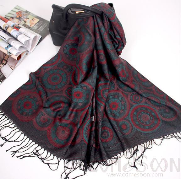 Shawls-70*190cm,30% Rayon + 70% polyester