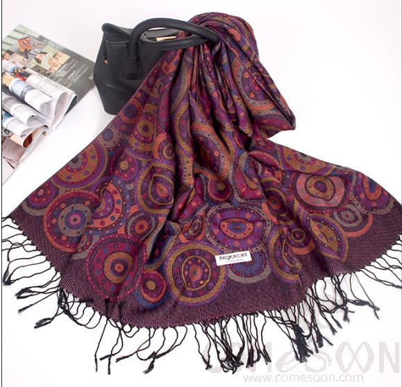 Shawls-70*190cm,30% Rayon + 70% polyester