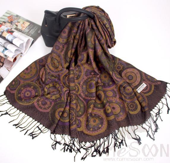 Shawls-70*190cm,30% Rayon + 70% polyester