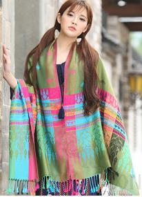 Shawls-70*190cm,30% Rayon + 70% polyester