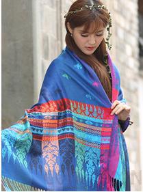 Shawls-70*190cm,30% Rayon + 70% polyester