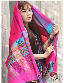 Shawls-70*190cm,30% Rayon + 70% polyester