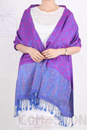 Shawls-70*190cm,30% Rayon + 70% polyester