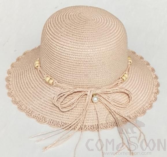Straw Hat 1-Black,Straw,56~58cm