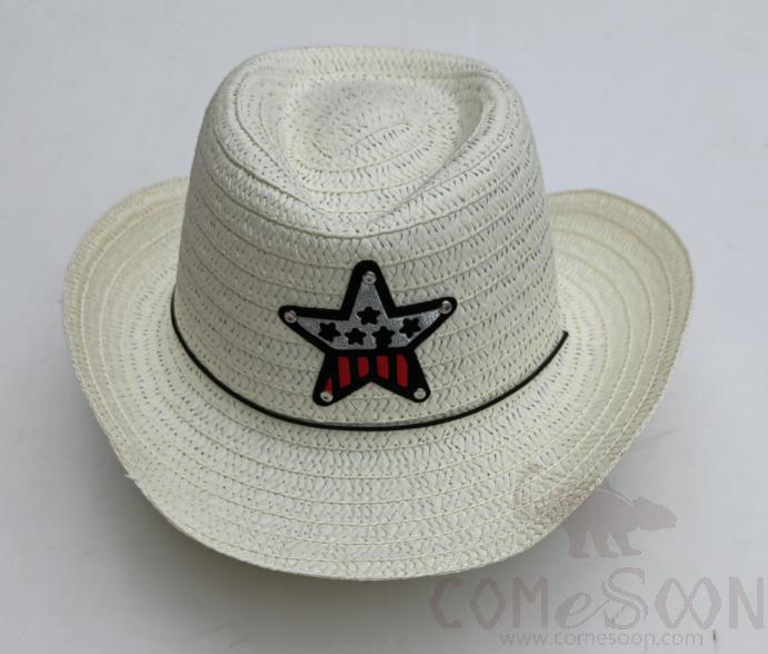 Straw Hat 1-Black,Straw,56~58cm