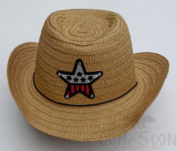 Straw Hat 1-Black,Straw,56~58cm