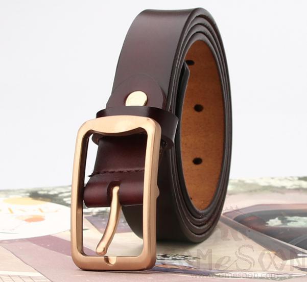 Two-layer cowhide belt-2.4*110cm