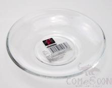 Glass Coffee Cup Saucer 13cm