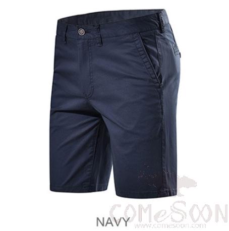 Shorts,Cotton Spansex,Navy,210GSM,