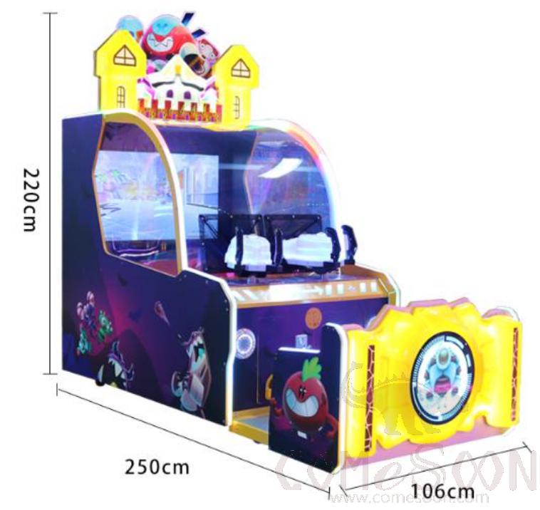 Arcade games - casual shooting games - colorful ball shooting machine