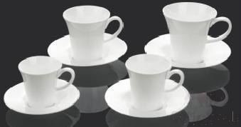 Kngmi Bonechina Series Coffee Cup set 180cc