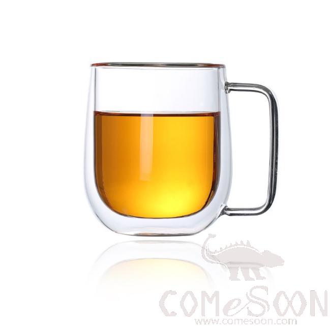 Double Wall Glass Coffee Mug