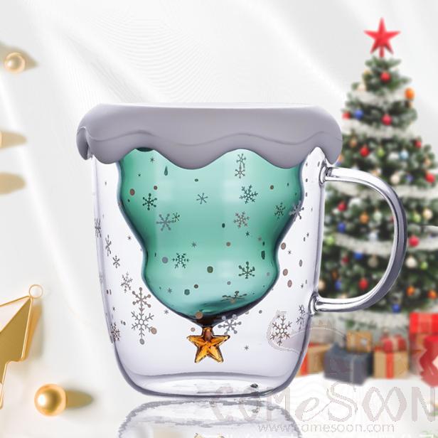 Christmas Glass Mug 300ML