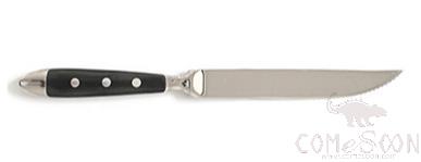 Steak Knife Black Handle,21.5cm