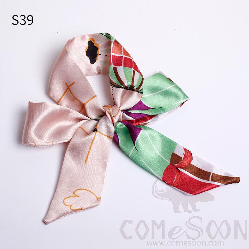 Scarf 4*90cm-S1,Imitiate Silk
