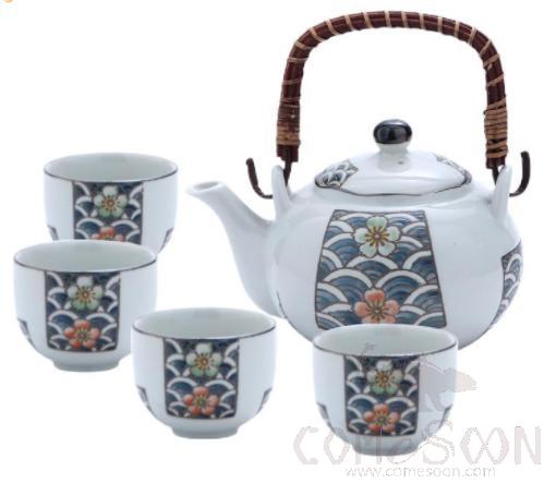 Japanese Tea Pot Set 5pcs set