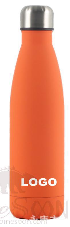 Flask Cola Bottle 500ml orange