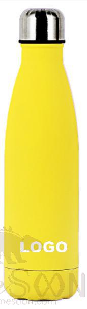 Flask Cola Bottle 500ml yellow