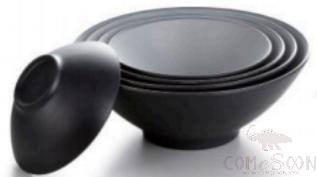 Grey-Black Series Grey Series 6.5 Inch Round Bowl