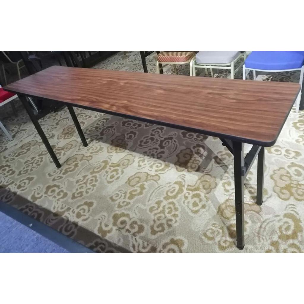 Foldable Rectangular HPL Finishing Table / Banquet Table,L1500*W450*H760mm