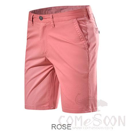 Shorts,Cotton Spansex,Pink,210GSM,Size 32