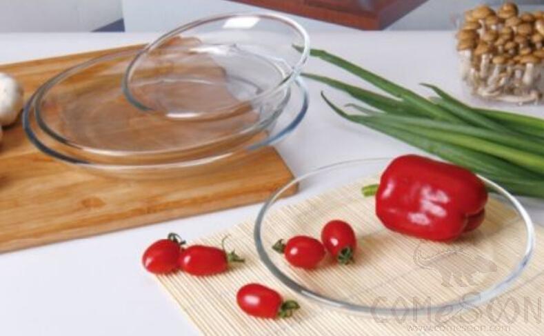 9 Inch Round Tempered Glass Plate