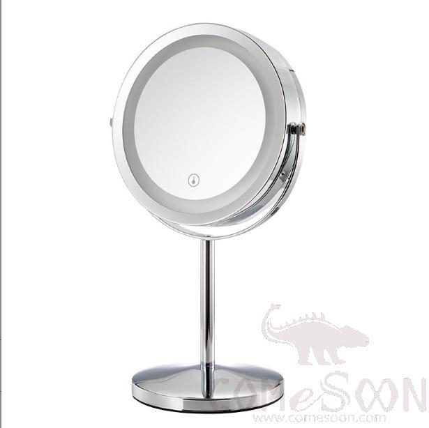 Vogue Illuminated Metal Double Sided Mirro- Iron，D20Cm