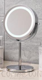 Vogue Illuminated Metal Double Sided Mirro- Iron，D20Cm