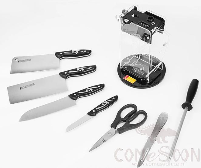 professional chefs knife set case(8pieces)