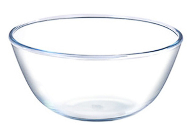 Glass Salad Bowl 4400ml D27*H12.5cm