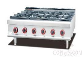 AG700-series Hot Sales Counter Top 6-Burner  Gas Range