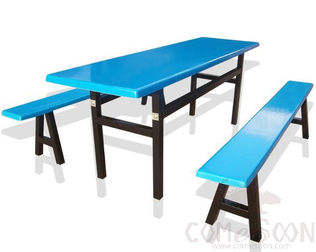 Frp Canteen Tables And Chairs-200*60*75Cm,Plastics And Steel