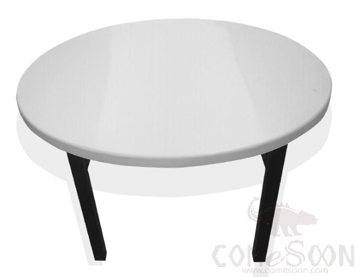 Frp Canteen Table-Φ120*75Cm,Plastics And Steel