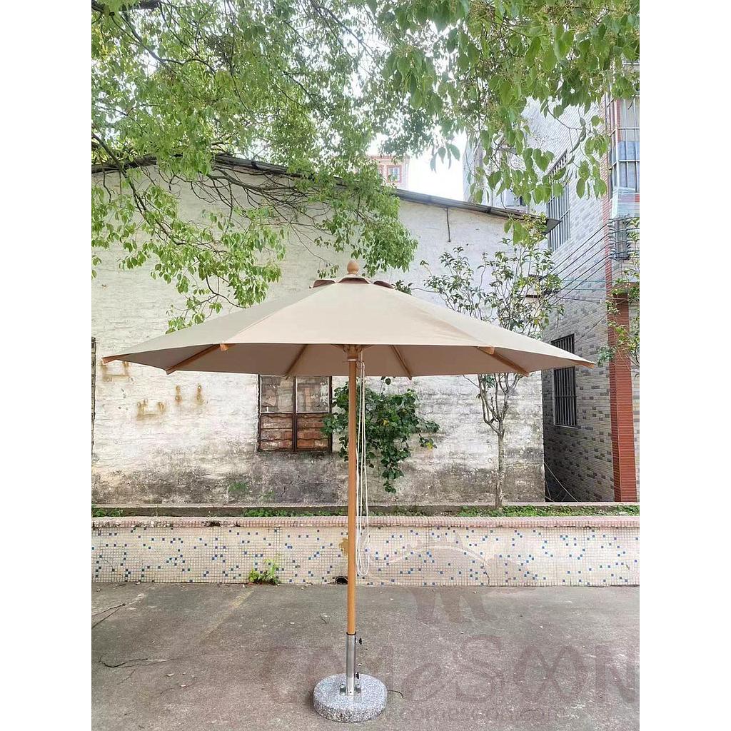 Patio Umbrella，Waterproof Yarn-Dyed Fabric,D2.7M