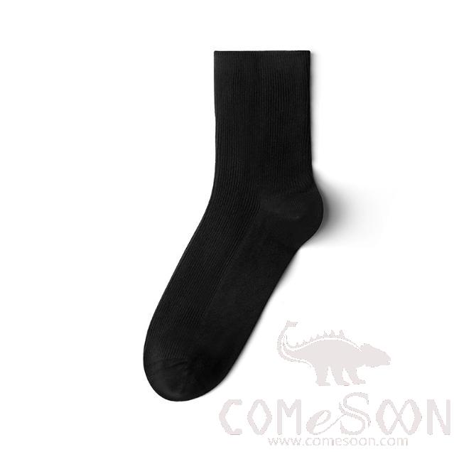 Medium thick women's socks,Black