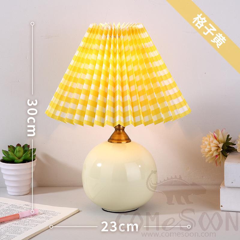 台灯-D23*H30cm-按钮开关
