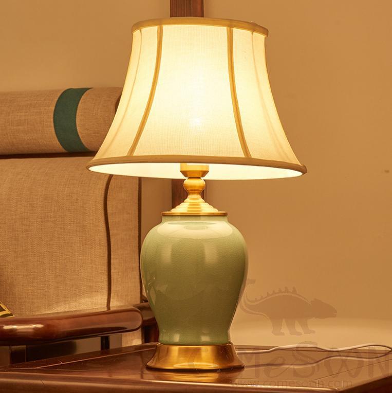 台灯-D33*H54cm-按钮开关