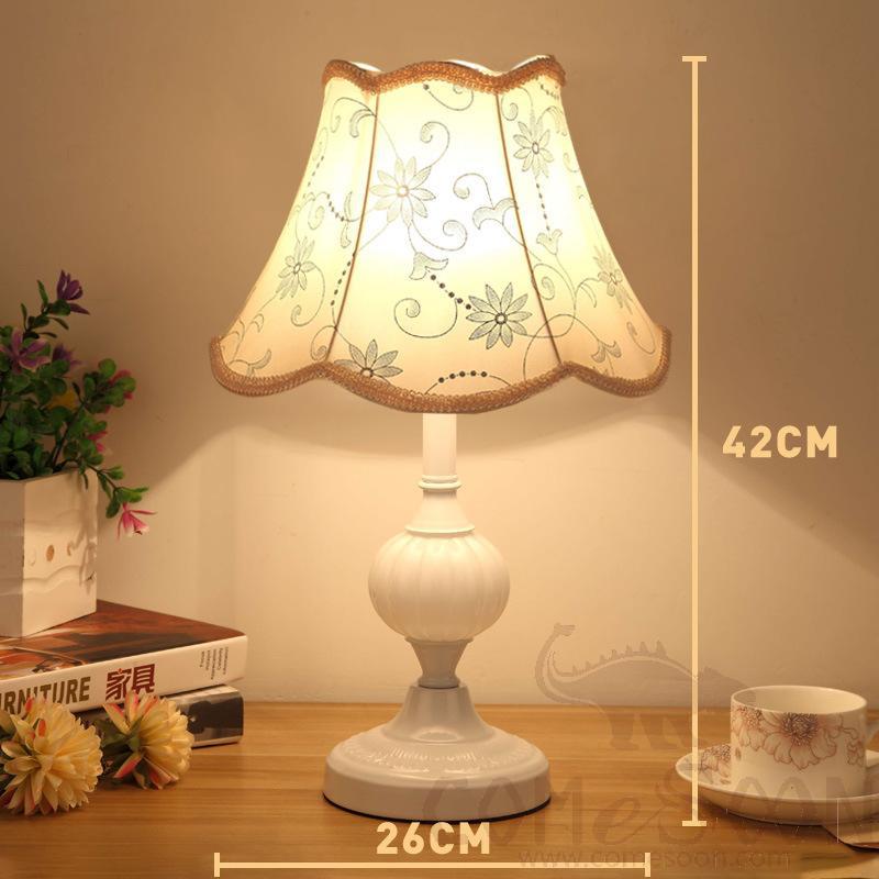 台灯-D26*H42cm-按钮开关