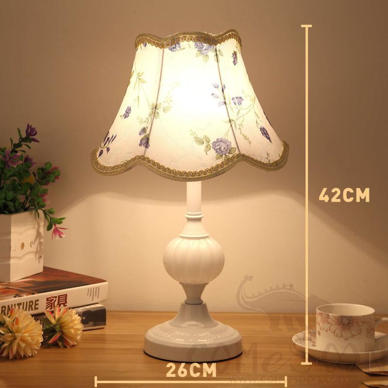 台灯-D26*H42cm-按钮开关