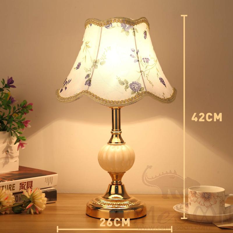 台灯-D26*H42cm-按钮开关