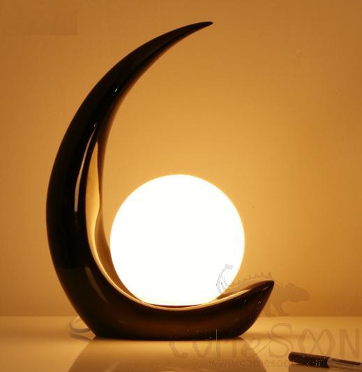 台灯-D25*H34cm-按钮开关