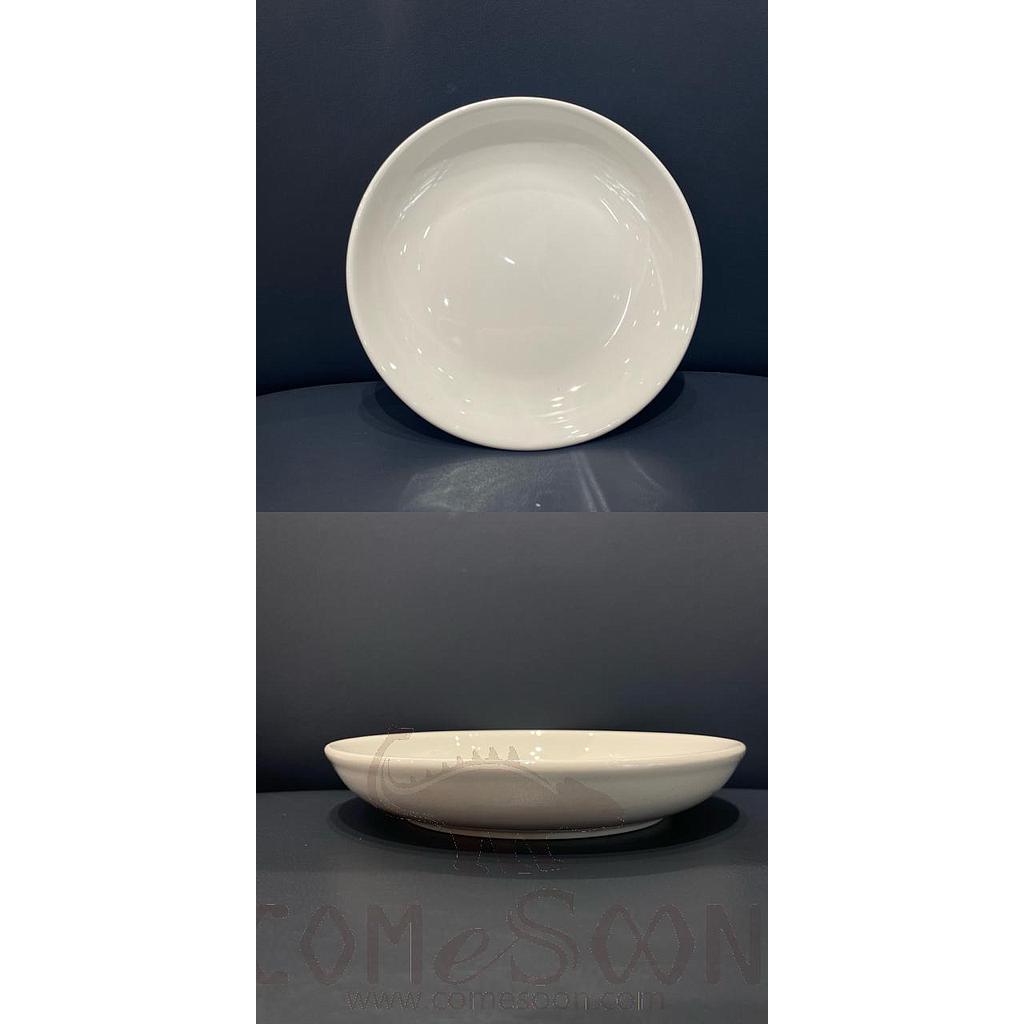 YY Series- Wo Plate 10&quot; Deep Round Plate Salad,D255*H30mm