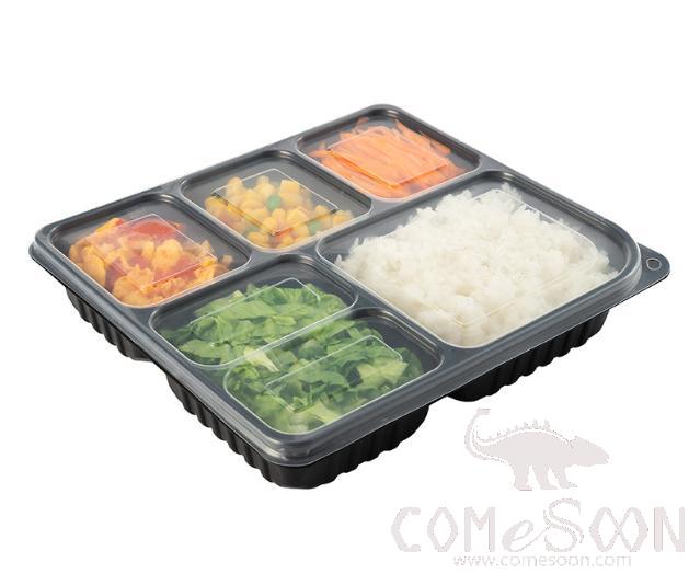 1500ml disposable fast food box,5 boxes,PP