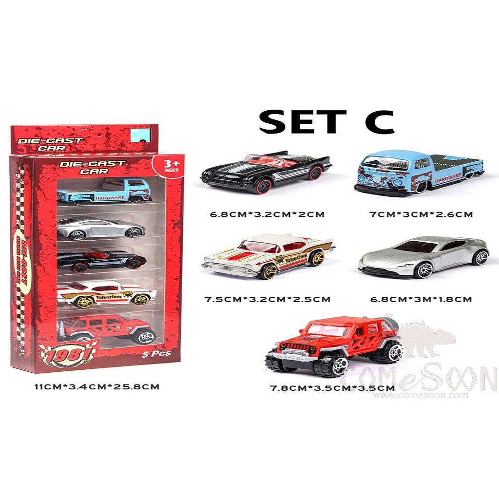 Toy Car Set，7.2*3*2cm
